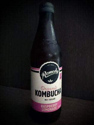 Organic Kombucha Raspberry Lemonade (330ml)
