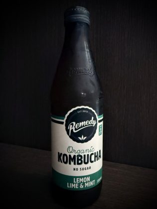 Organic Kombucha Lemon Lime & Mint (330ml)